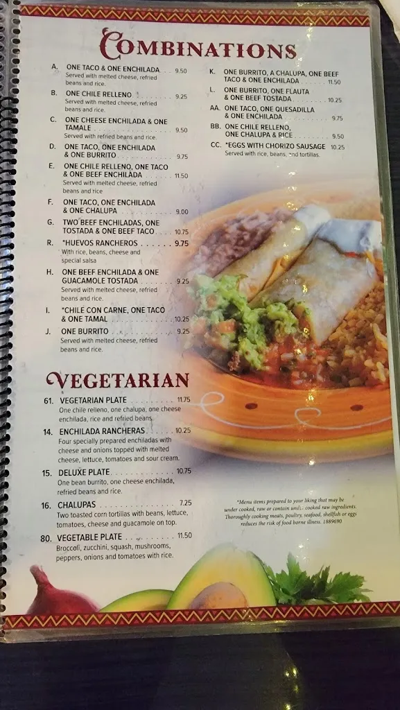 Menu_Mexican Flavors_Belle Vernon, PA_image_old_3