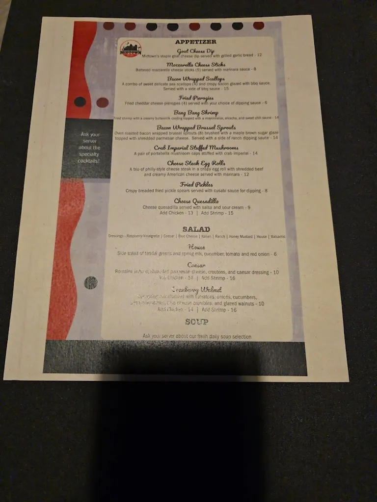 Menu_Midtown Bistro_Sunbury, PA_image_old_1