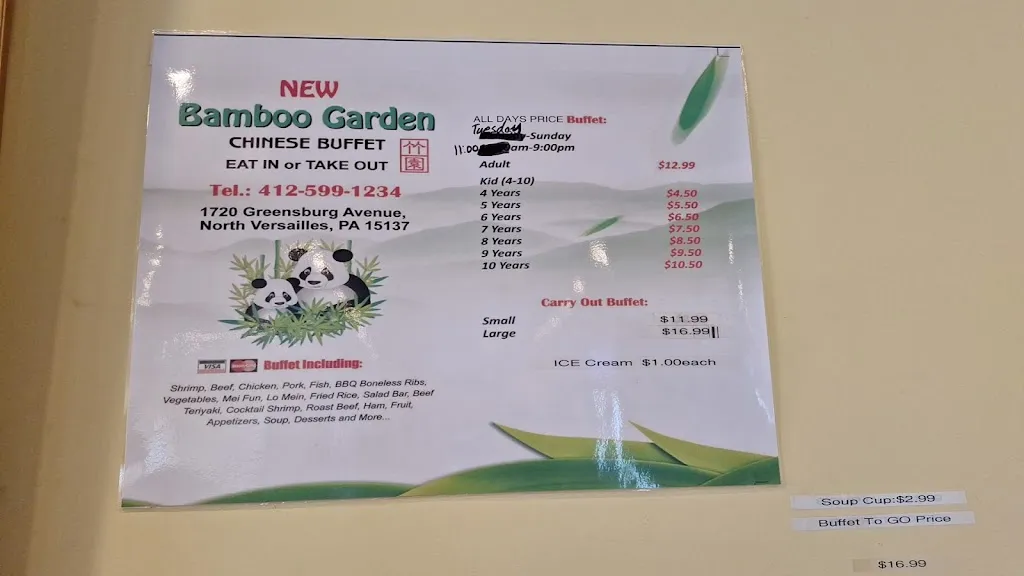 Menu_New Bamboo Garden_North Versailles Township, PA_image_old_1