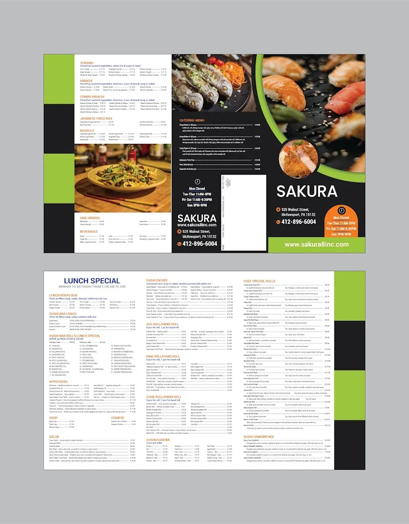 Menu_Sakura_McKeesport, PA_image_old_1