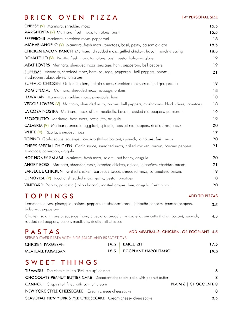 Menu_Mamma Lucia's Pizzeria at Sorrenti Family Estate_Saylorsburg, PA_image_old_3