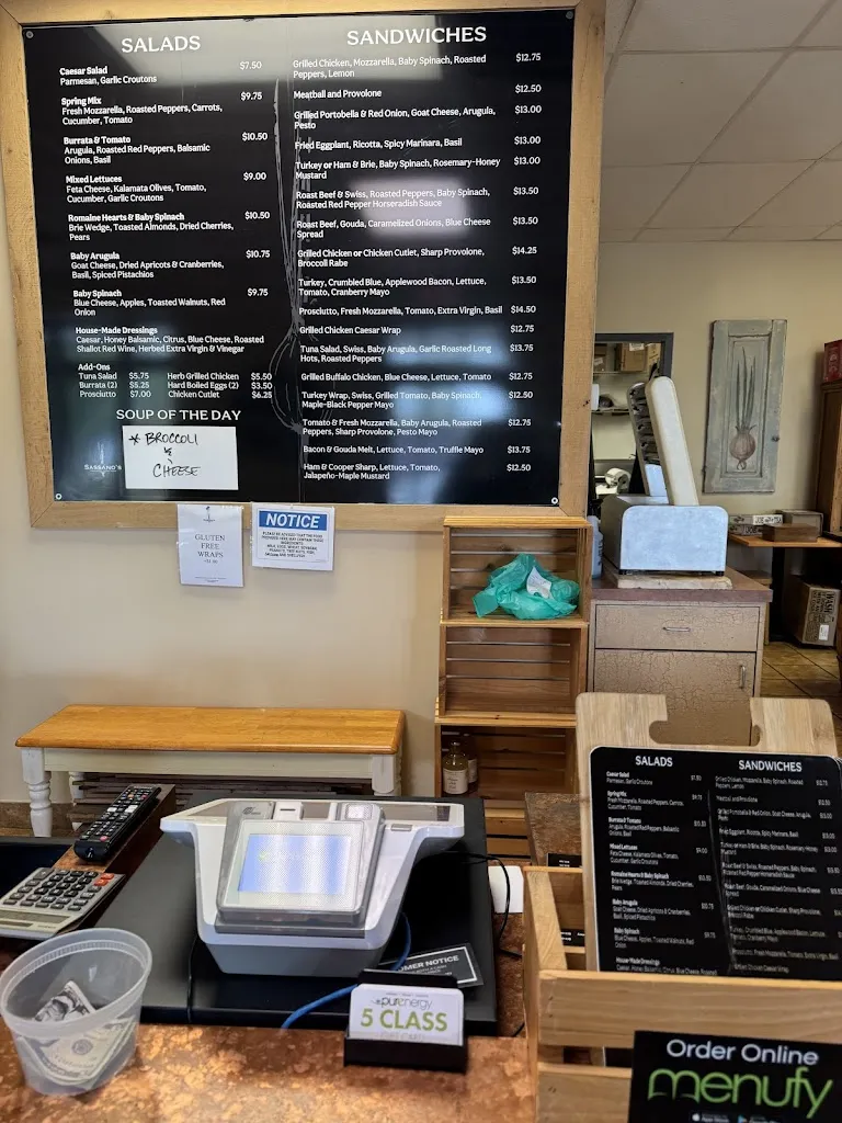 Menu_Sassano's_Paoli, PA_image_old_2