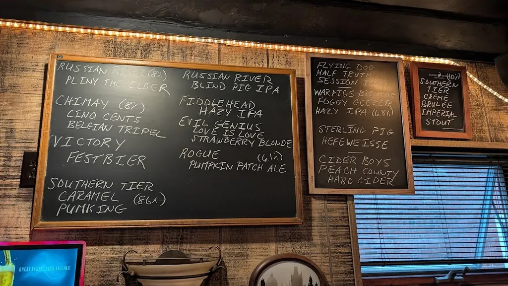 Menu_Flying Pig Saloon_Malvern, PA_image_old_1