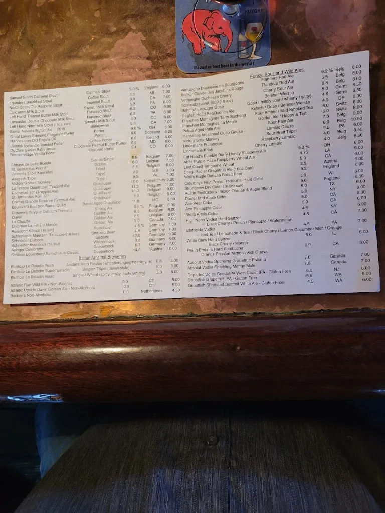 Menu_Flying Pig Saloon_Malvern, PA_image_old_3