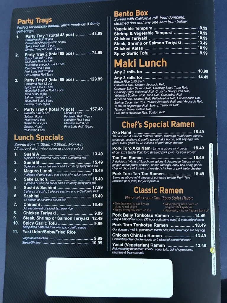 Menu_Sushi Nami Paoli_Paoli, PA_image_old_2