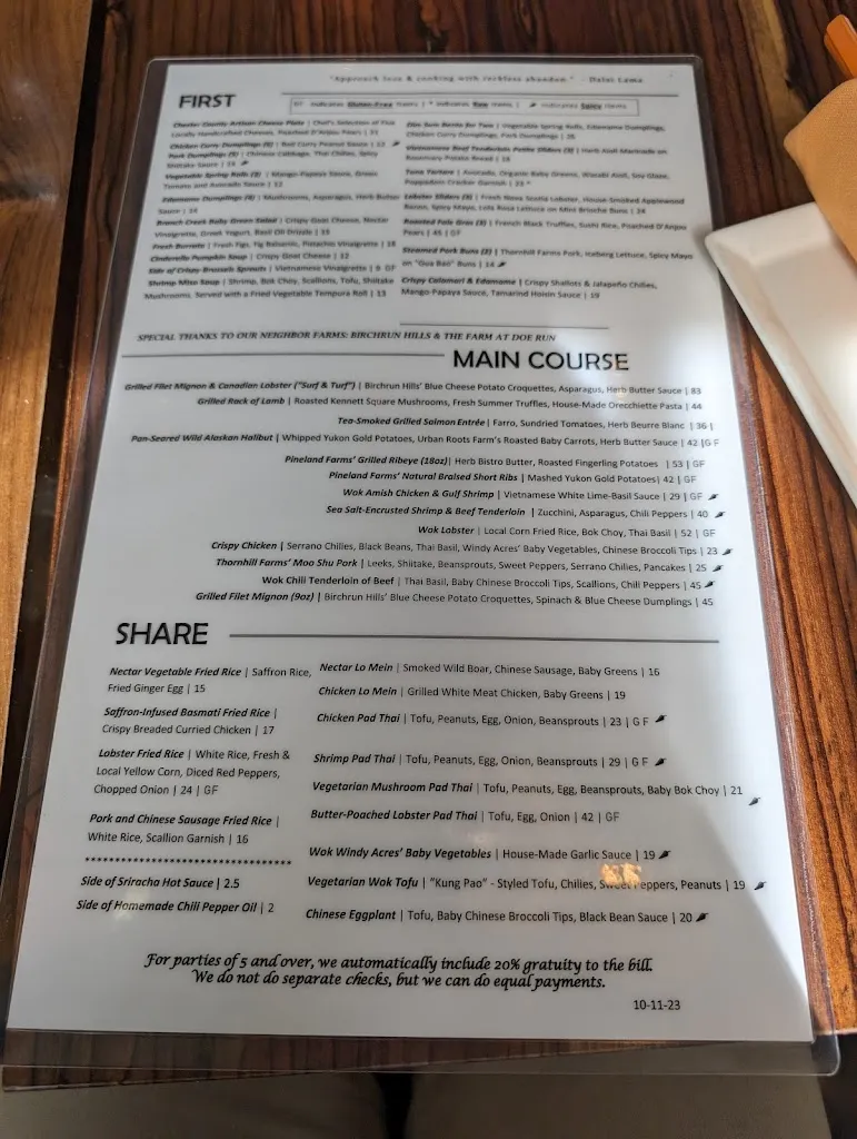 Menu_NECTAR Restaurant & Lounge_Berwyn, PA_image_old_2