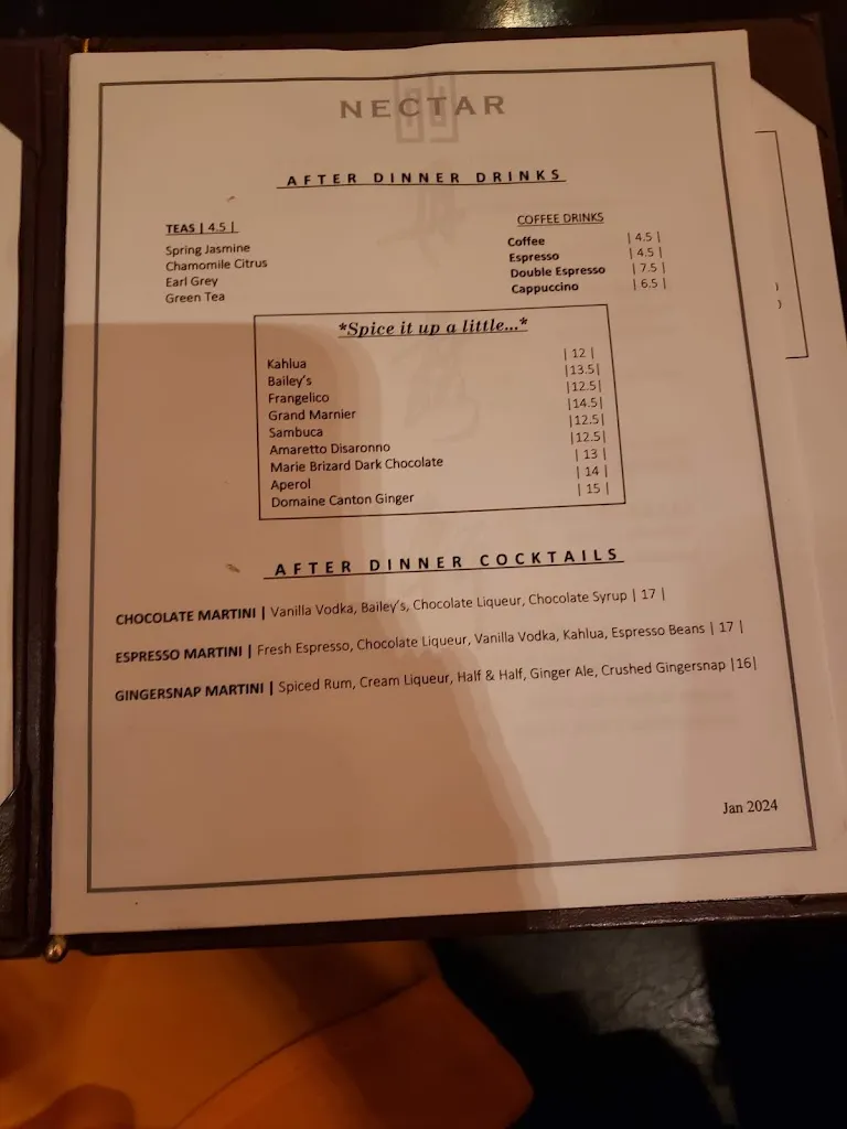 Menu_NECTAR Restaurant & Lounge_Berwyn, PA_image_old_3