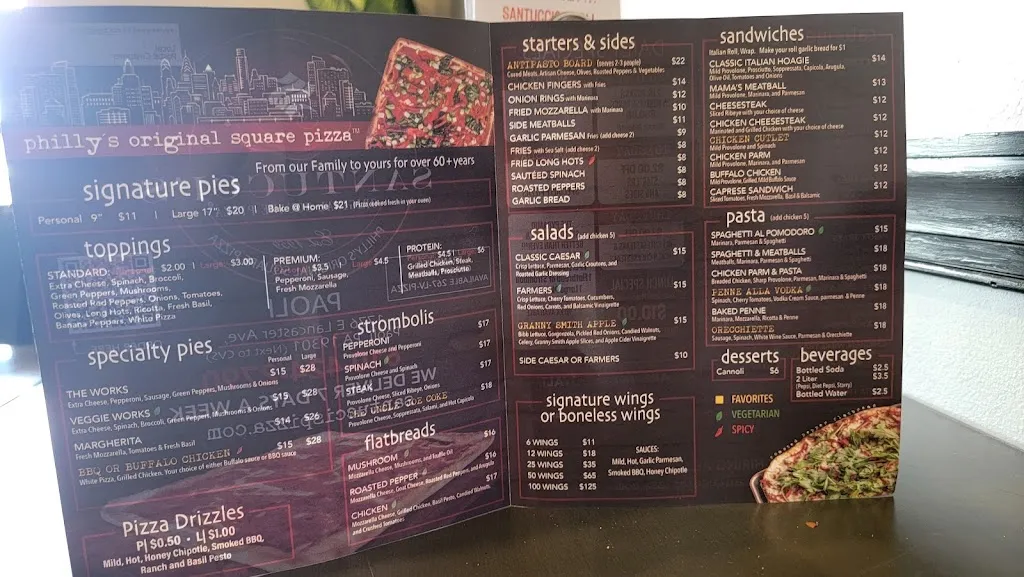 Menu_Santucci's Original Square Pizza - Paoli_Paoli, PA_image_old_1