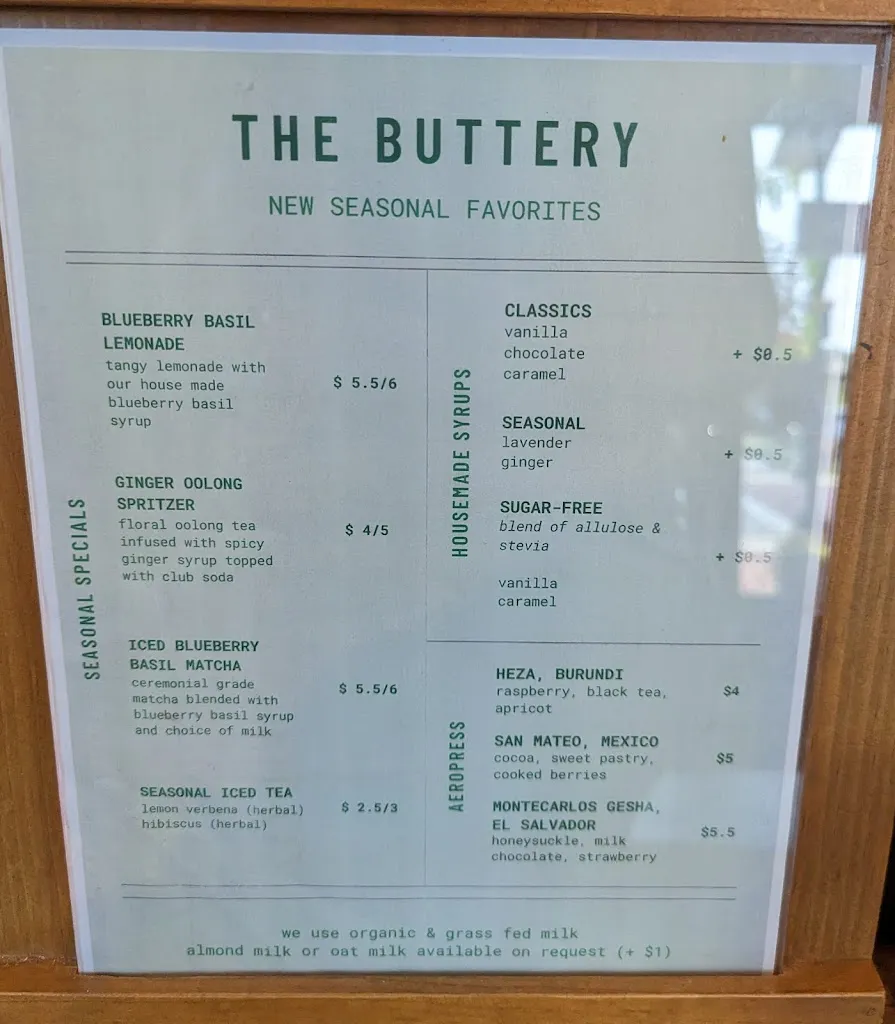 Menu_The Buttery - Malvern_Malvern, PA_image_old_3
