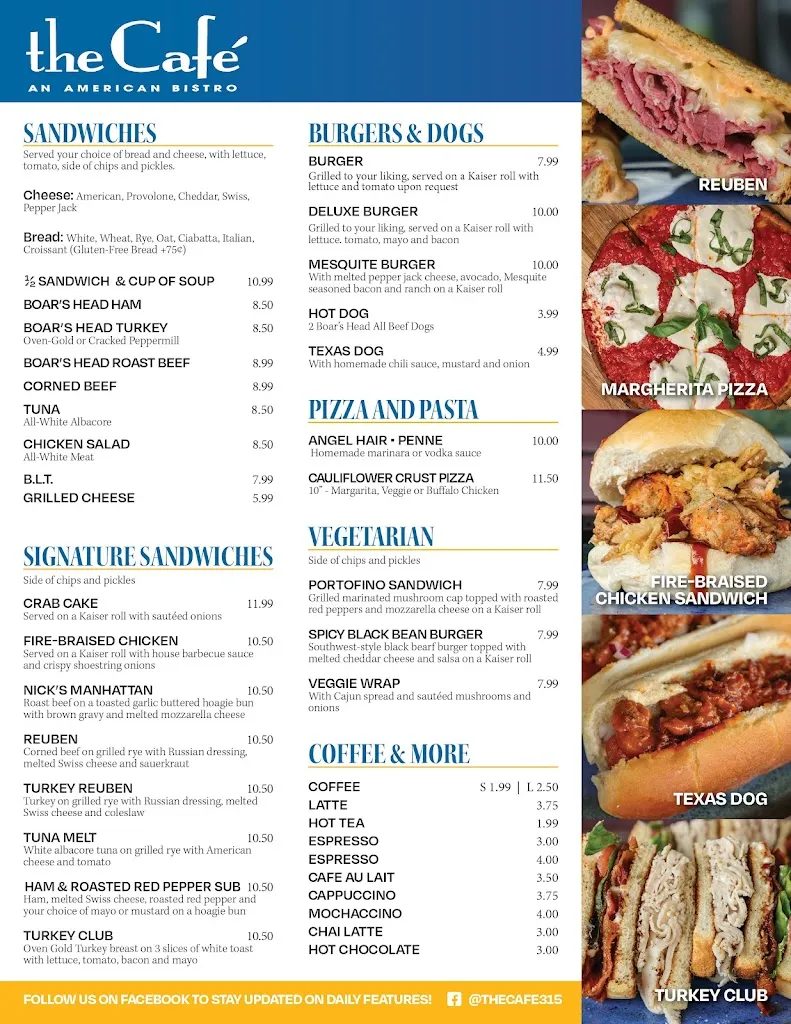 Menu_the Cafe_Plains, PA_image_old_3