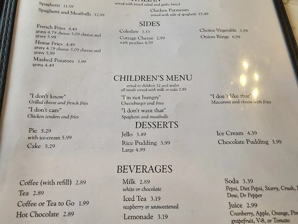 Menu_D's Diner_Plains, PA_image_old_2