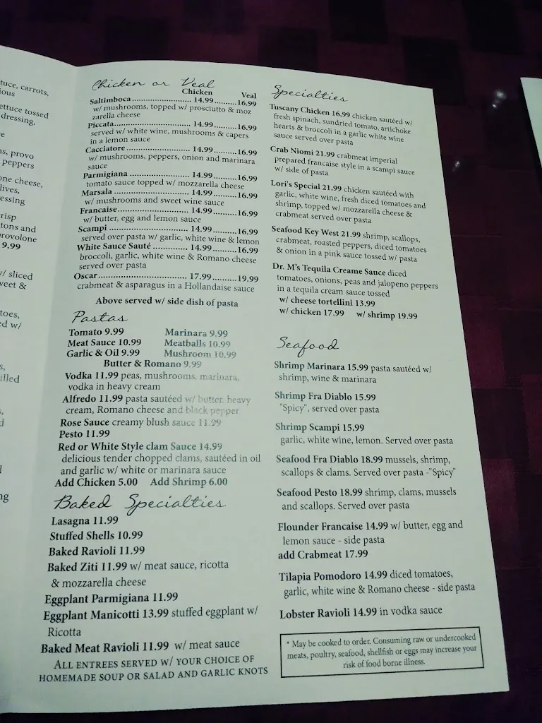 Menu_Leggio's_Wilkes-Barre, PA_image_old_1