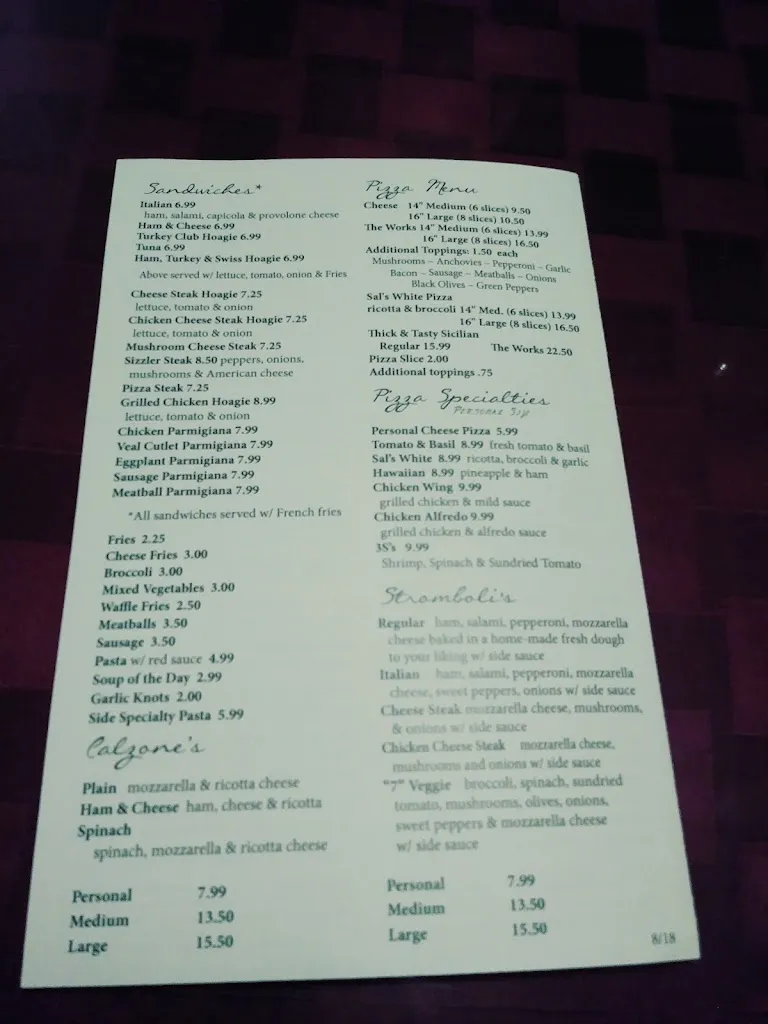 Menu_Leggio's_Wilkes-Barre, PA_image_old_2