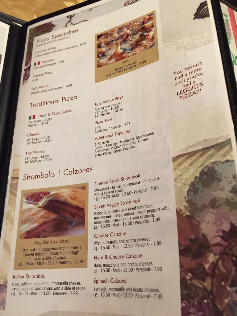 Menu_Leggio's_Wilkes-Barre, PA_image_old_3