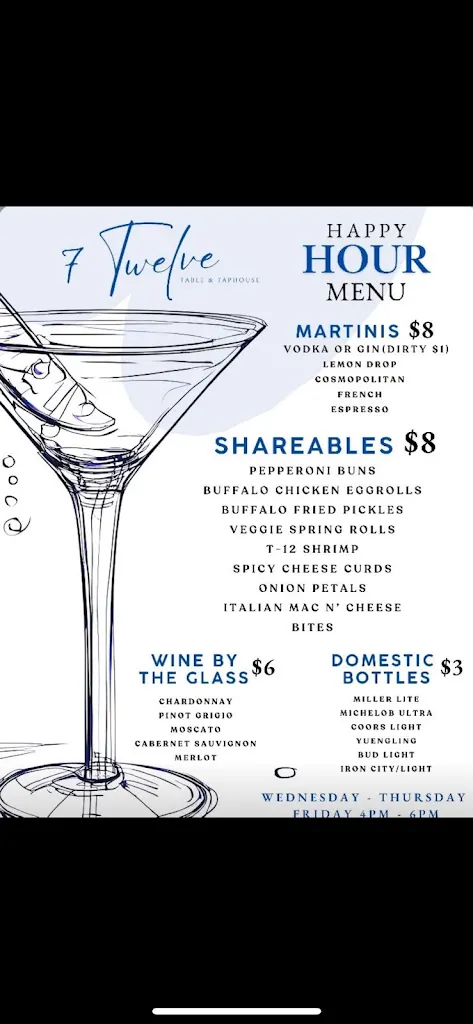 Menu_7 Twelve Table and Taphouse_Pittsburgh, PA_image_old_3