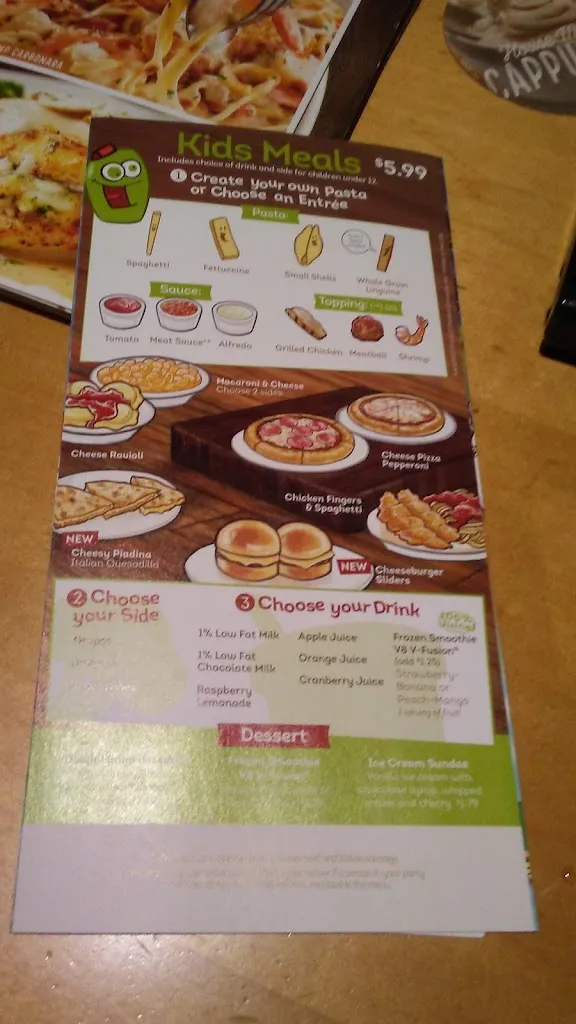 Menu_Olive Garden Italian Restaurant_Pleasant Hills, PA_image_old_1
