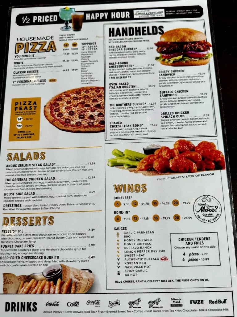Menu_Primanti Bros. Restaurant and Bar_Pittsburgh, PA_image_old_3