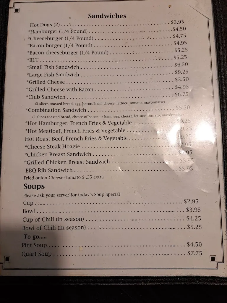 Menu_Glassport Diner_Glassport, PA_image_old_2