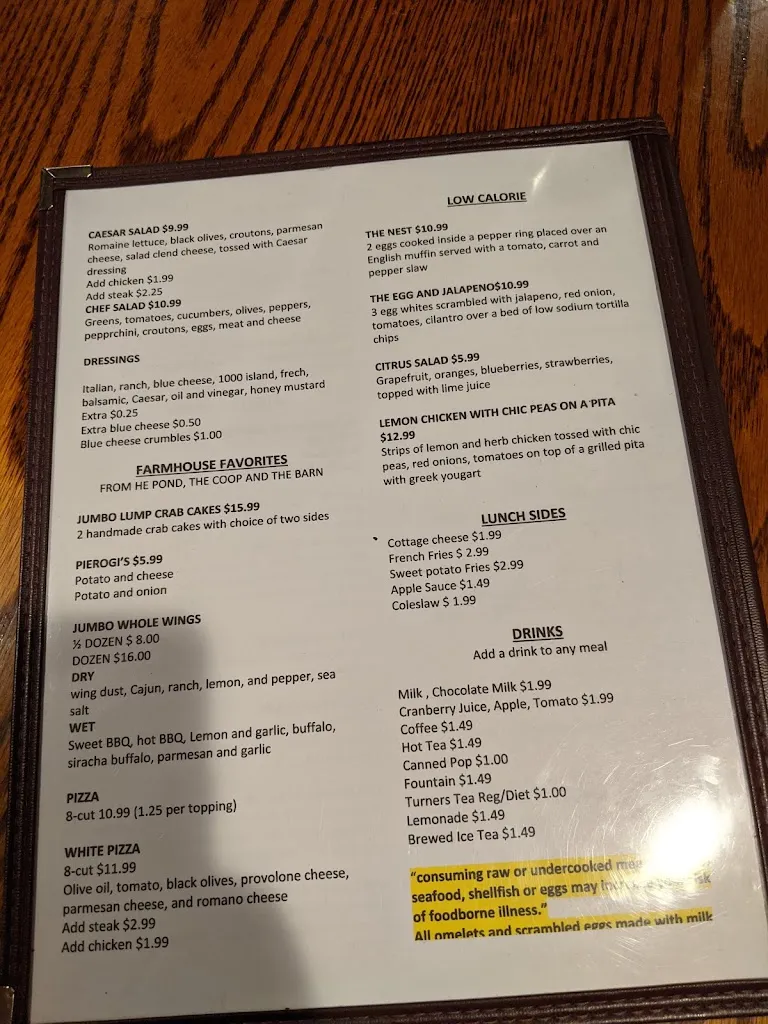 Menu_Dead End Diner_McKeesport, PA_image_old_2