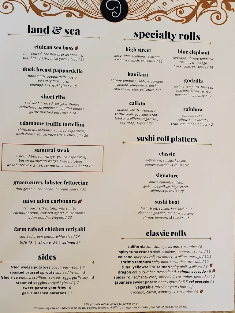 Menu_The Blue Elephant Pottstown_Pottstown, PA_image_old_3