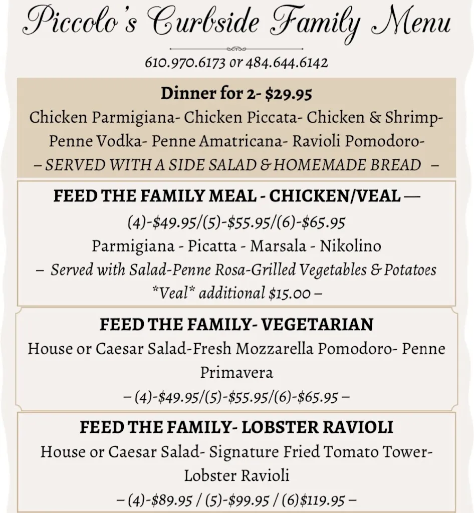 Menu_Piccolo Mondo Italian Restaurant_Pottstown, PA_image_old_3