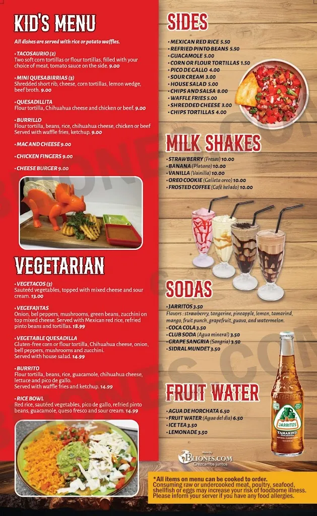 Menu_El Guacamole_Pottstown, PA_image_old_2