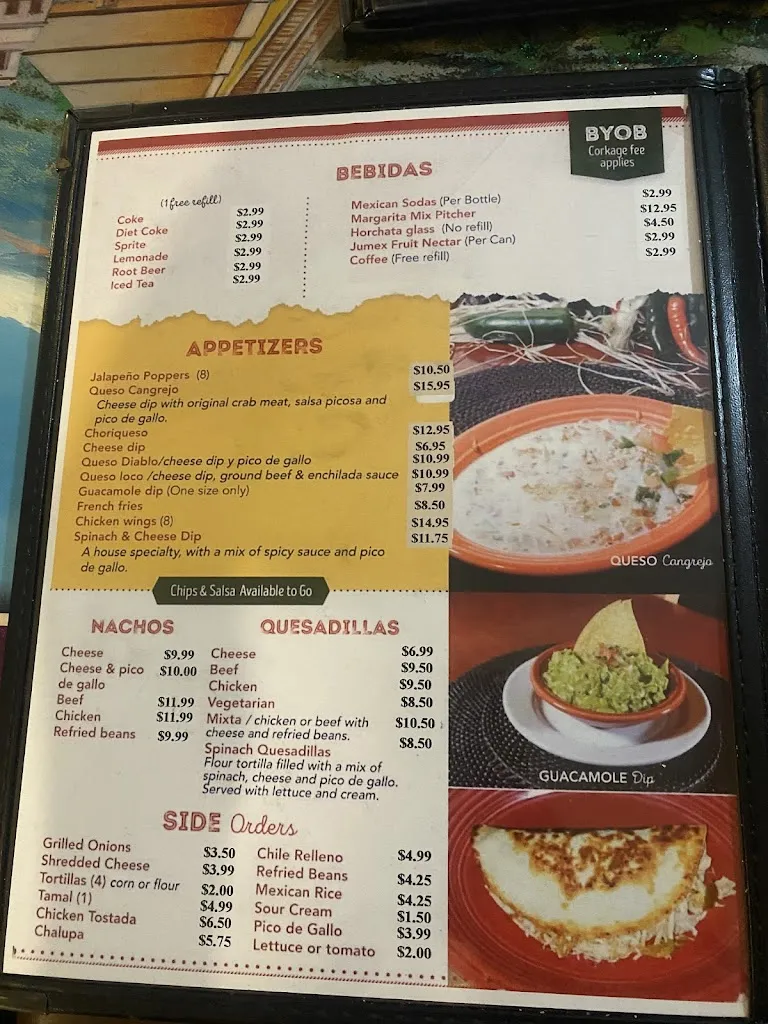 Menu_Los Aztecas_Pottstown, PA_image_old_3