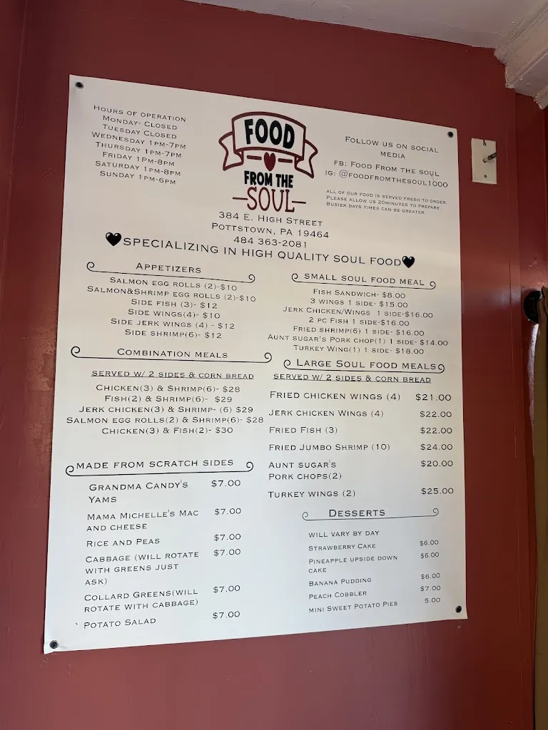 Menu_Food from the Soul_Pottstown, PA_image_old_3