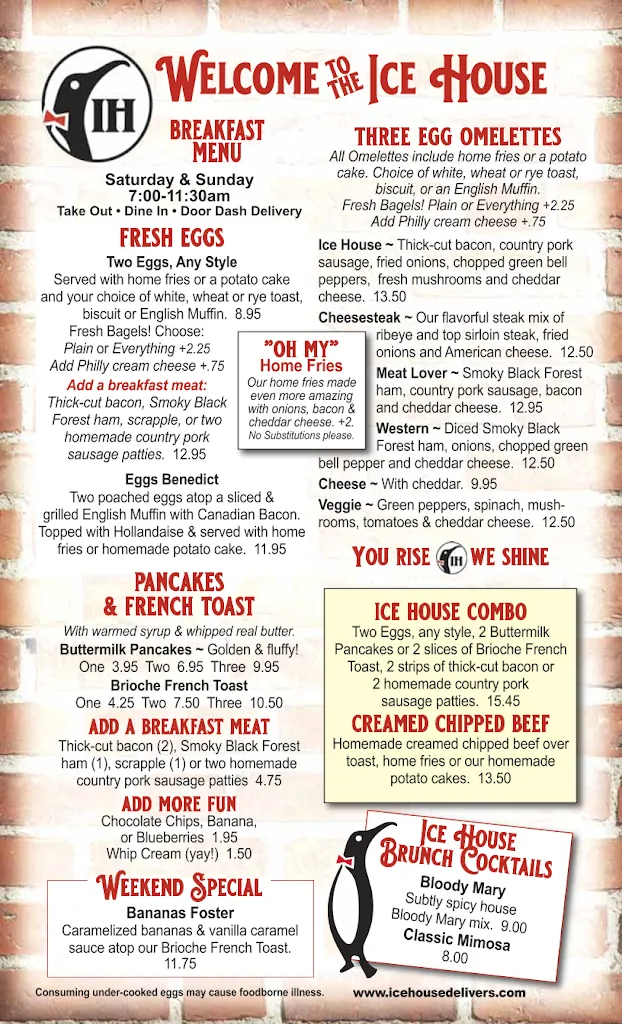 Menu_Ice House_Pottstown, PA_image_old_3