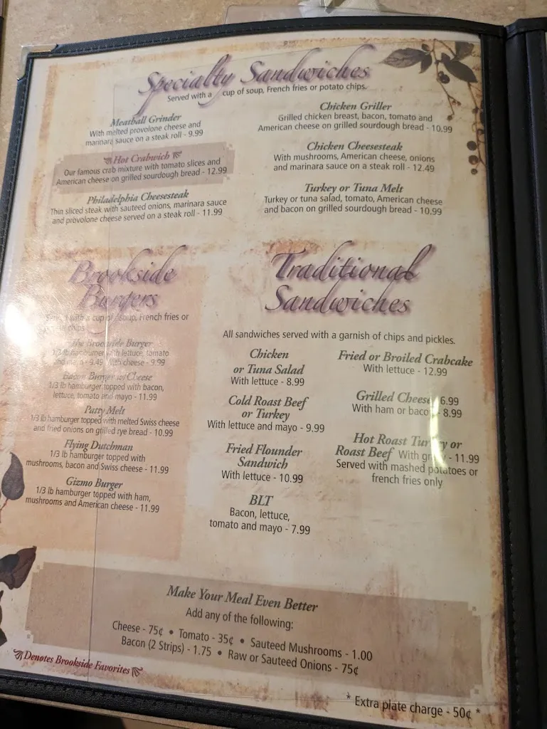 Menu_Brookside Family Restaurant_Pottstown, PA_image_old_3