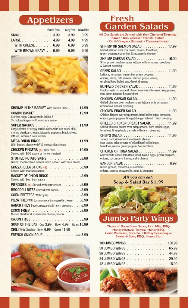 Menu_Fairlane Diner_7340 PA-61, Pottsville_image_old_2