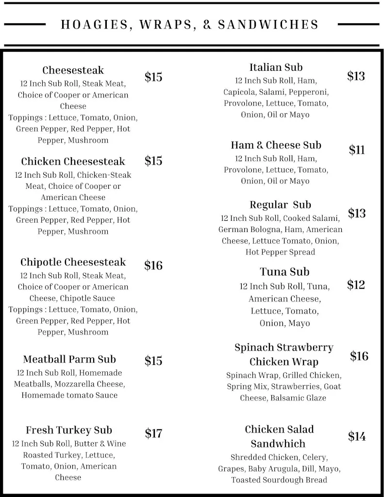 Menu_Cesare's Kitchen_Pottsville, PA_image_old_2