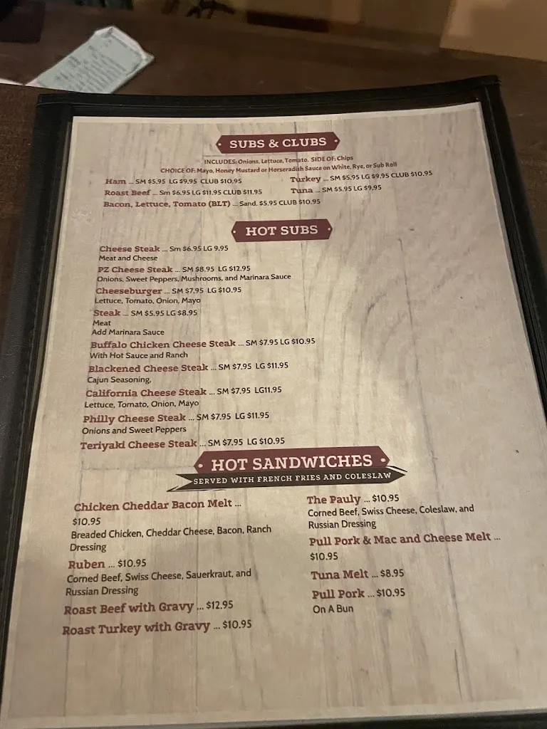 Menu_Pottsville Zone_Pottsville, PA_image_old_3