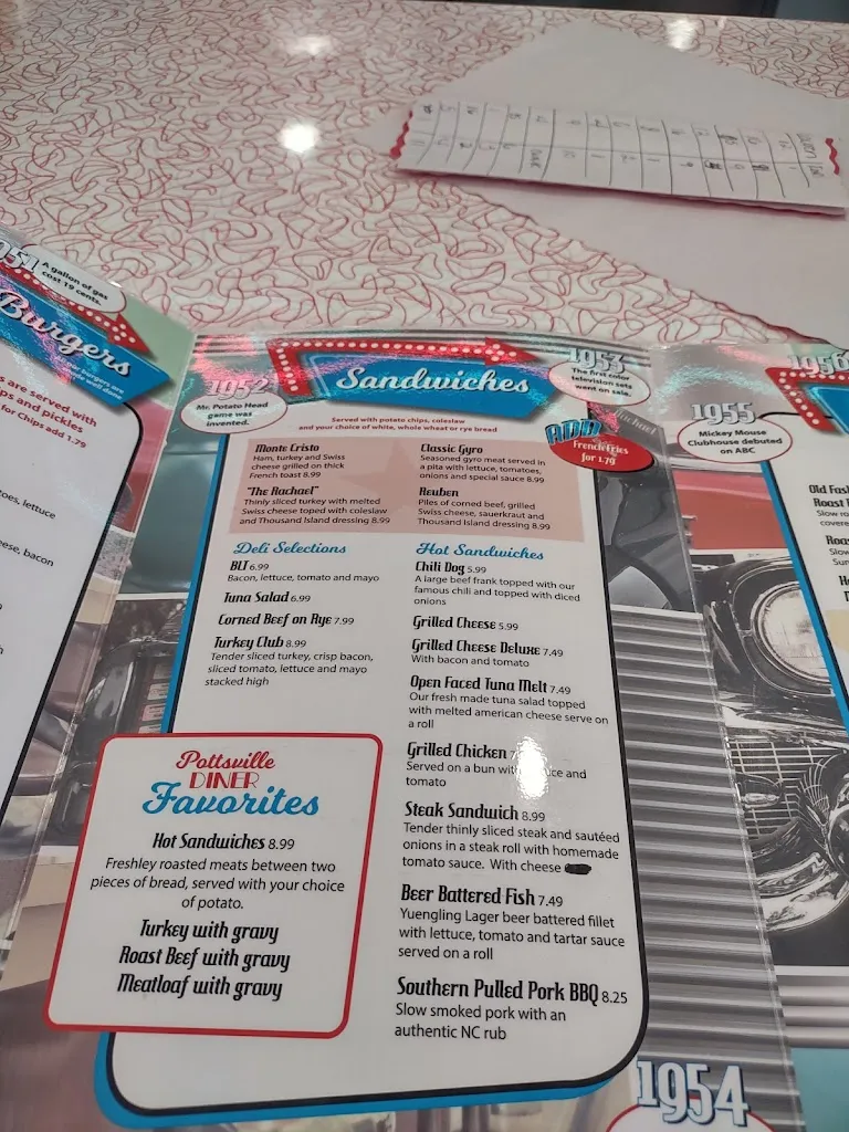 Menu_Pottsville Diner_Pottsville, PA_image_old_1