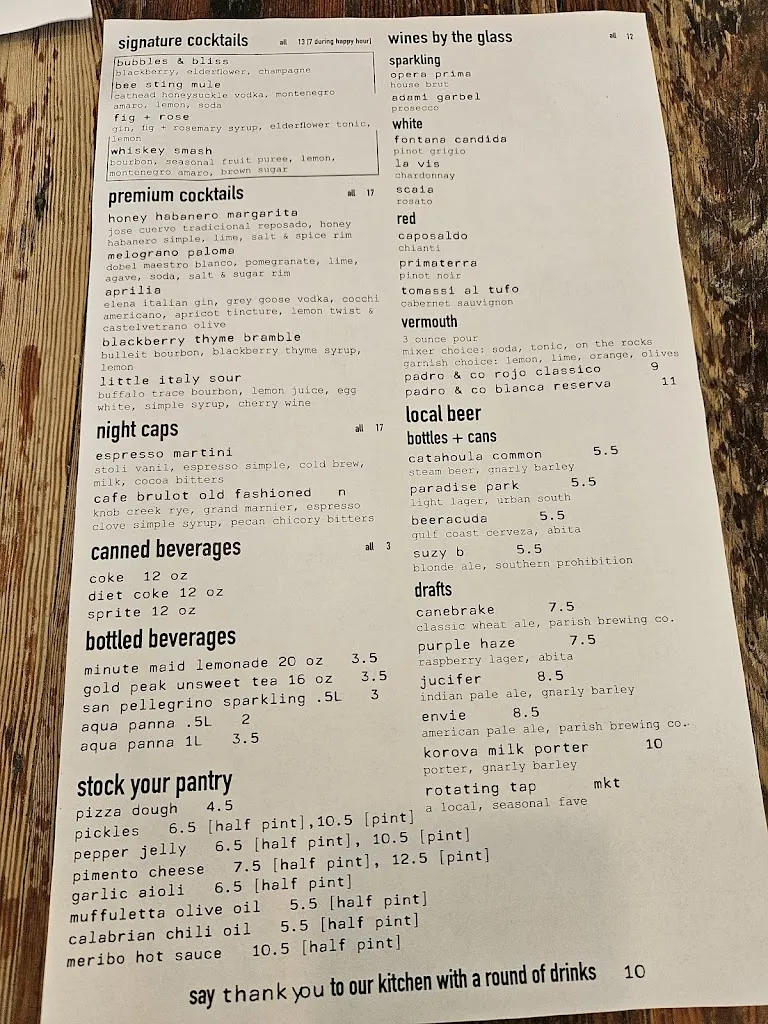 Menu_Meribo_Covington, LA_image_old_1