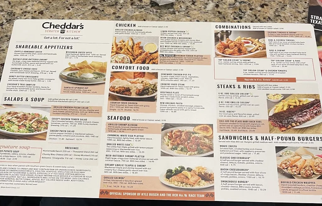 Menu_Cheddar's Scratch Kitchen_Terre Haute, IN_image_old_2