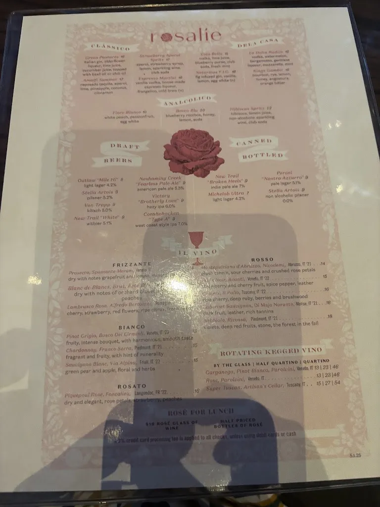 Menu_Rosalie Wayne_Wayne, PA_image_old_2