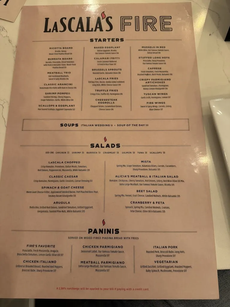 Menu_LaScala's FIRE_Villanova, PA_image_old_1