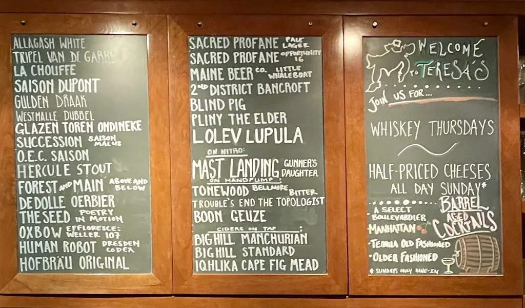 Menu_Teresa's Cafe and Next Door_Wayne, PA_image_old_3