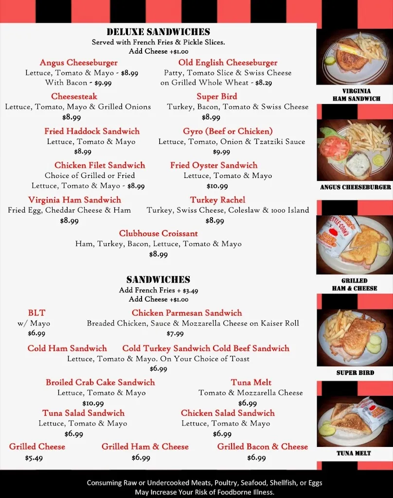 Menu_Red Lion Corner Café_Red Lion, PA_image_old_2
