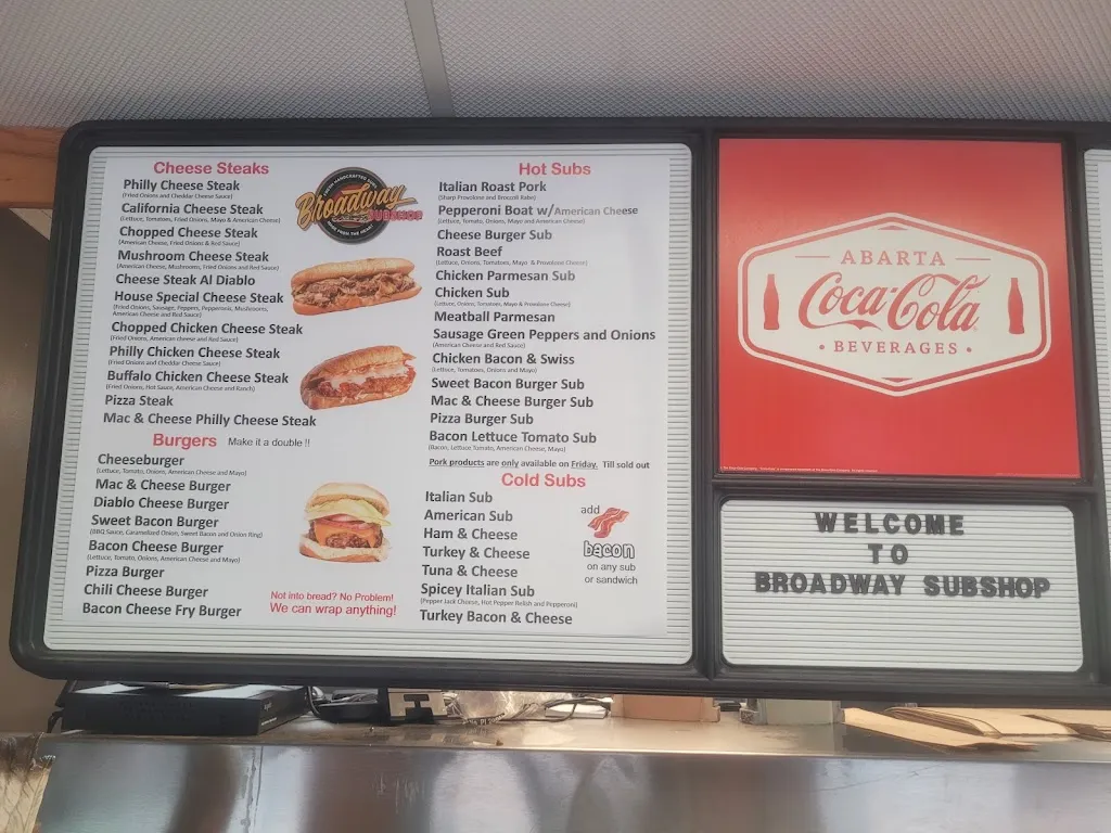 Menu_Broadway Subshop_Red Lion, PA_image_old_3