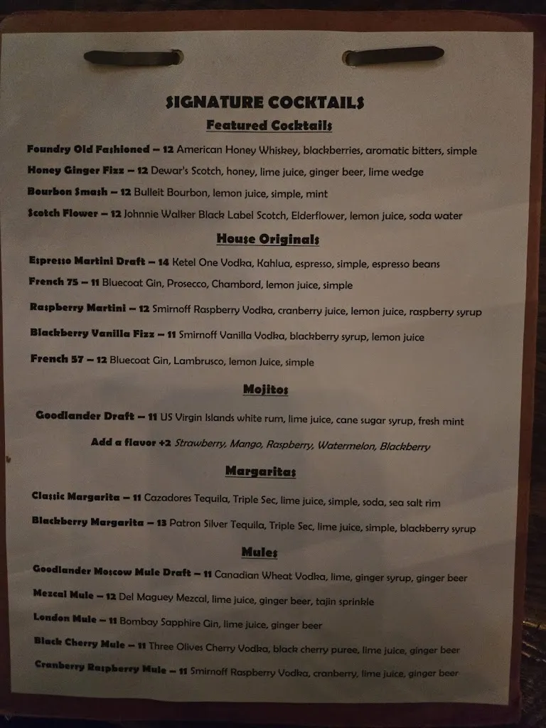 Menu_The Foundry | Table & Tap_Pittsburgh, PA_image_old_3
