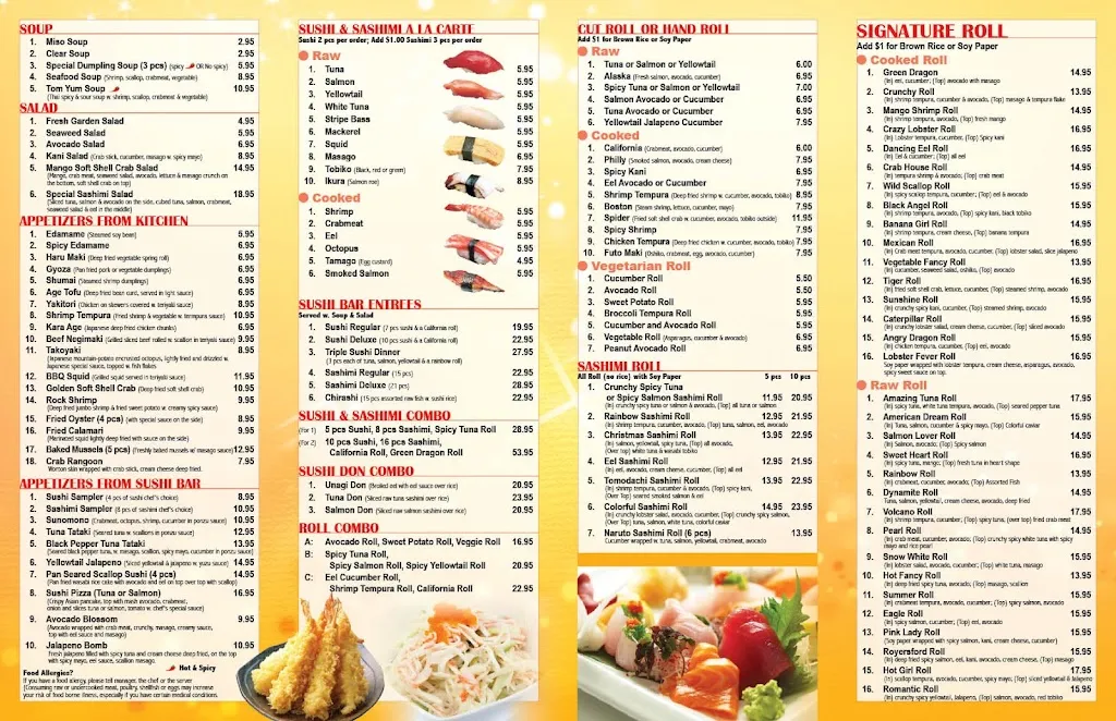 Menu_Tomodachi Japanese Sushi&Hibachi_Royersford, PA_image_old_2