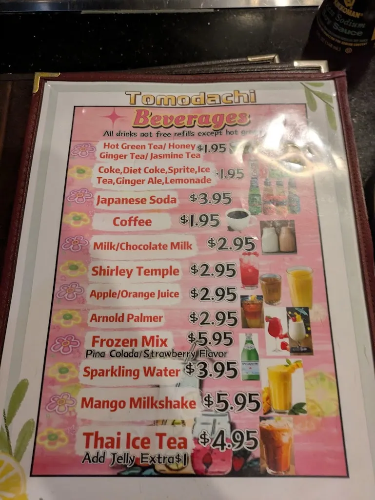 Menu_Tomodachi Japanese Sushi&Hibachi_Royersford, PA_image_old_3