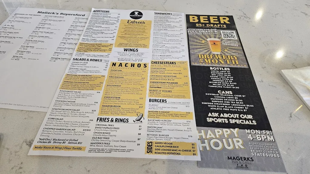 Menu_MaGerk's Pub & Grill Royersford_Royersford, PA_image_old_3