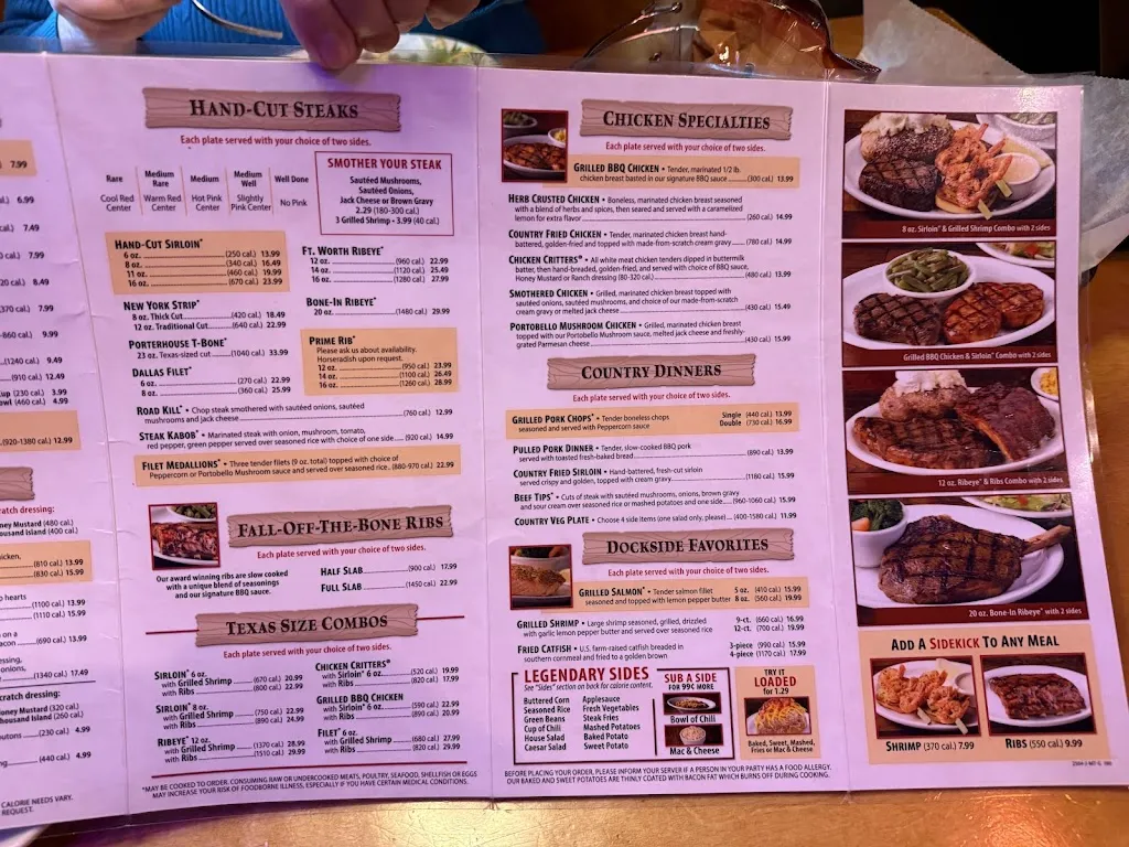 Menu_Texas Roadhouse_Royersford, PA_image_old_2