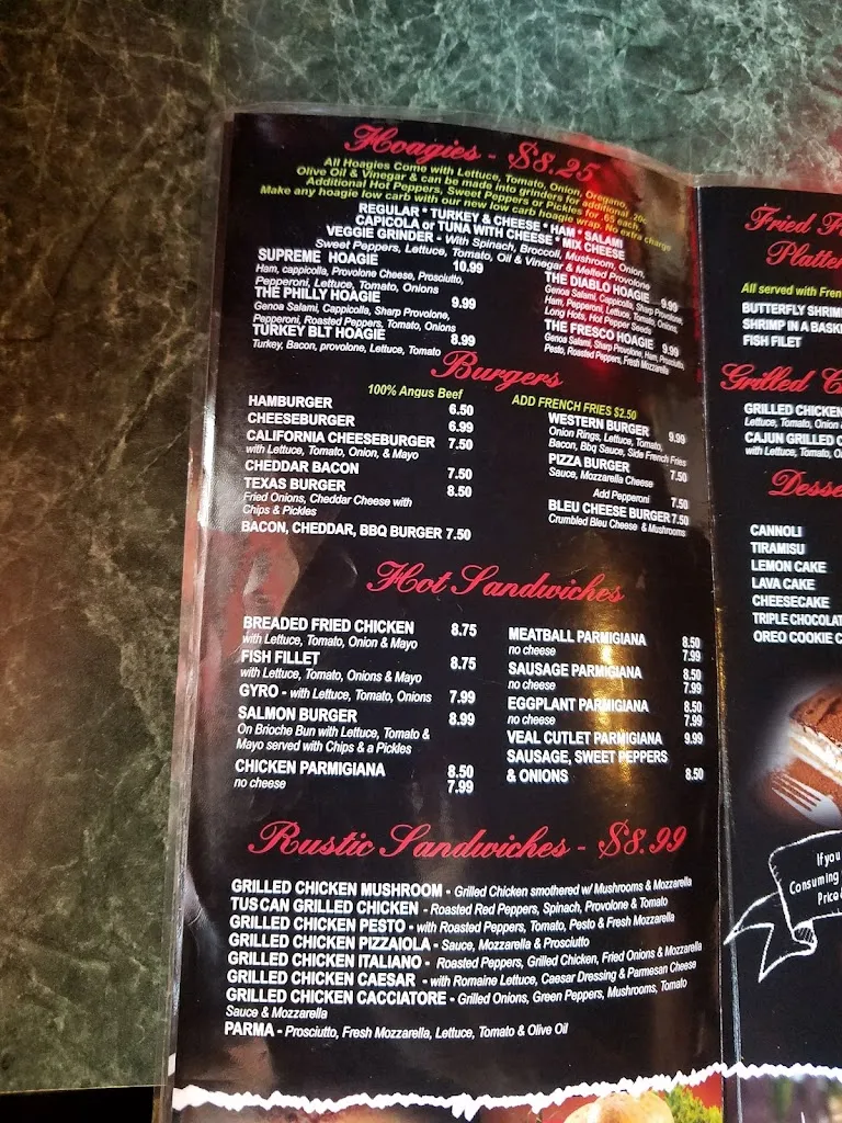 Menu_Giovanni's & Sons Pizzeria_Royersford, PA_image_old_2