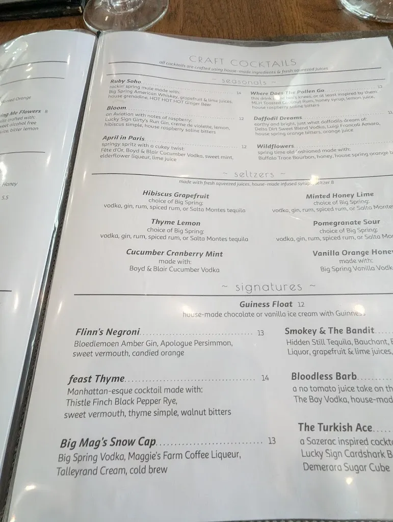 Menu_feast_Gibsonia, PA_image_old_1