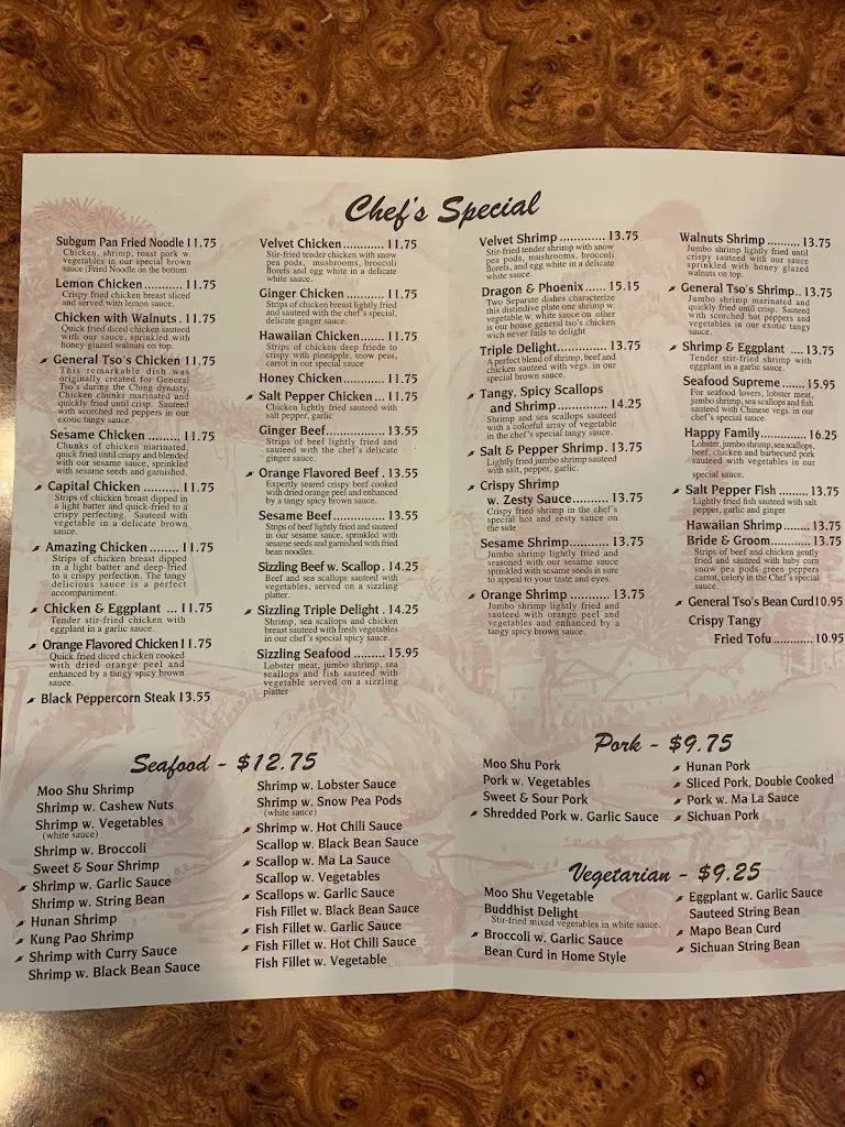 Menu_Lin's Garden_Gibsonia, PA_image_old_1