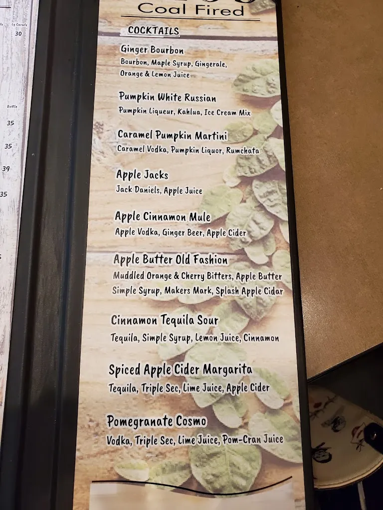 Menu_Vito's Coal Fired Pizza & Restaurant_St Clair, PA_image_old_3
